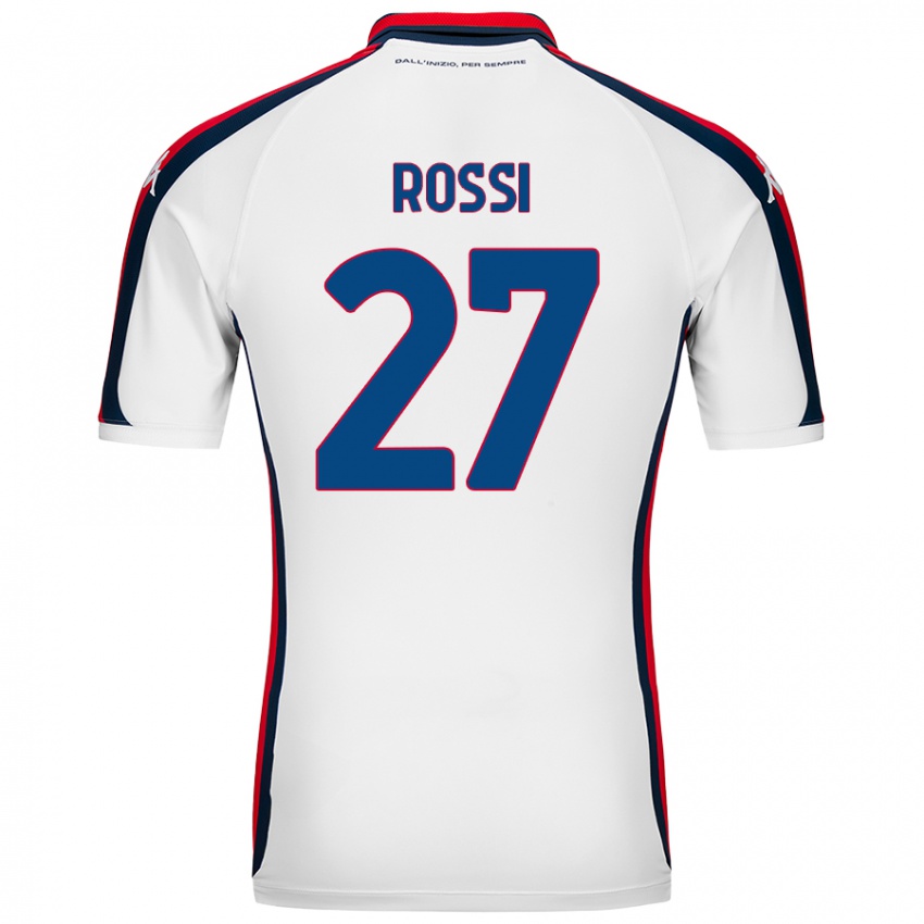 Criança Camisola Lucrezia Rossi #27 Branco Alternativa 2024/25 Camisa Brasil