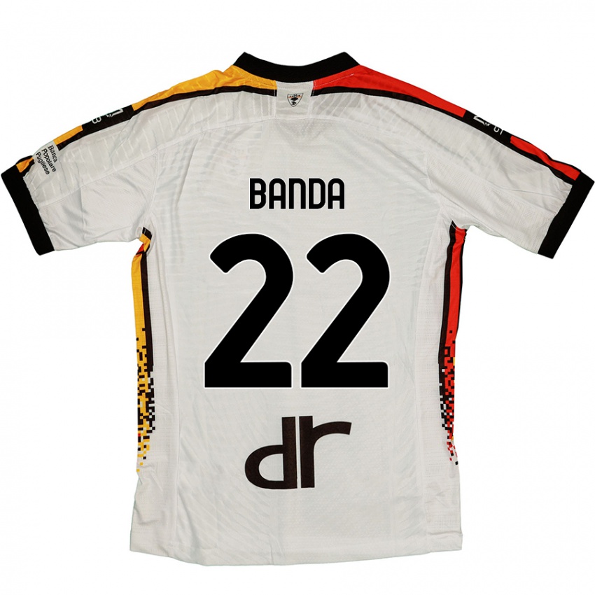 Criança Camisola Lameck Banda #22 Preto Branco Alternativa 2024/25 Camisa Brasil