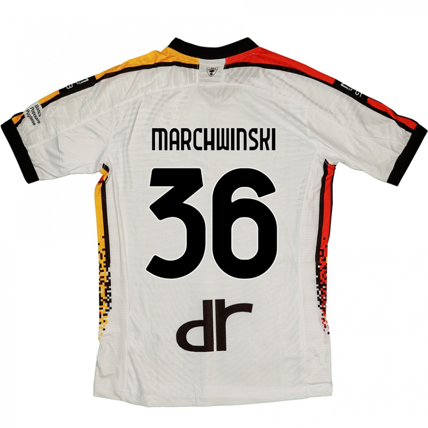 Criança Camisola Filip Marchwinski #36 Preto Branco Alternativa 2024/25 Camisa Brasil