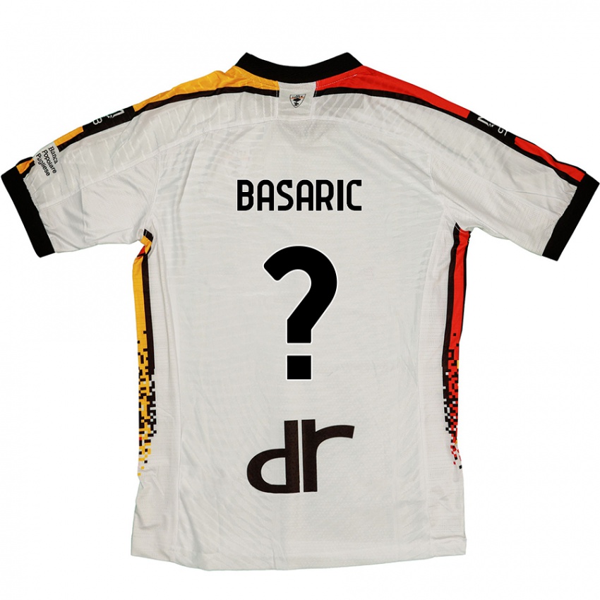 Criança Camisola Ben Basaric #0 Preto Branco Alternativa 2024/25 Camisa Brasil