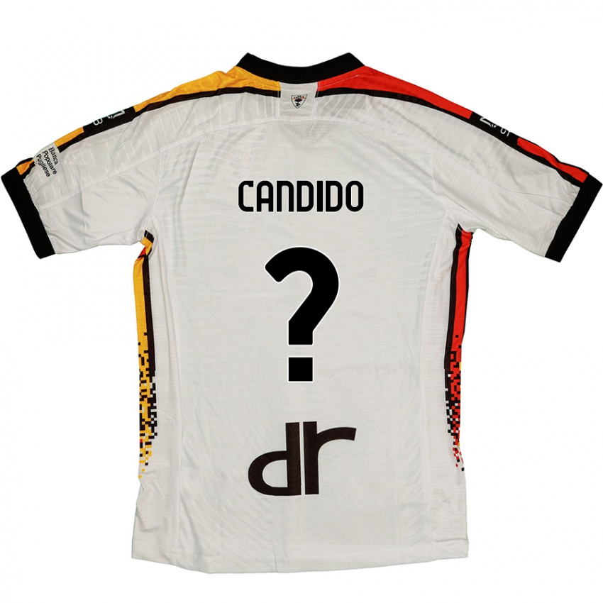 Criança Camisola Filippo Candido #0 Preto Branco Alternativa 2024/25 Camisa Brasil