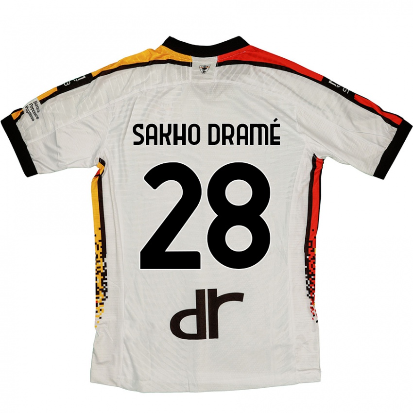 Criança Camisola Samba Sakho Dramé #28 Preto Branco Alternativa 2024/25 Camisa Brasil