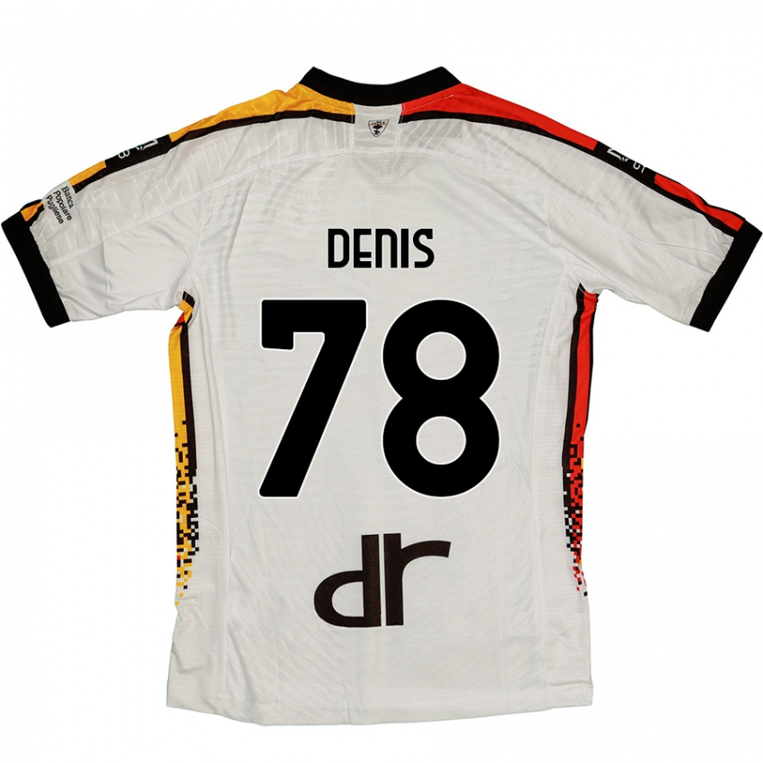 Criança Camisola Max Denis #78 Preto Branco Alternativa 2024/25 Camisa Brasil