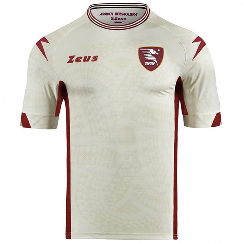 Criança Camisola Jeff Reine-Adelaide #19 Cor Do Creme Alternativa 2024/25 Camisa Brasil