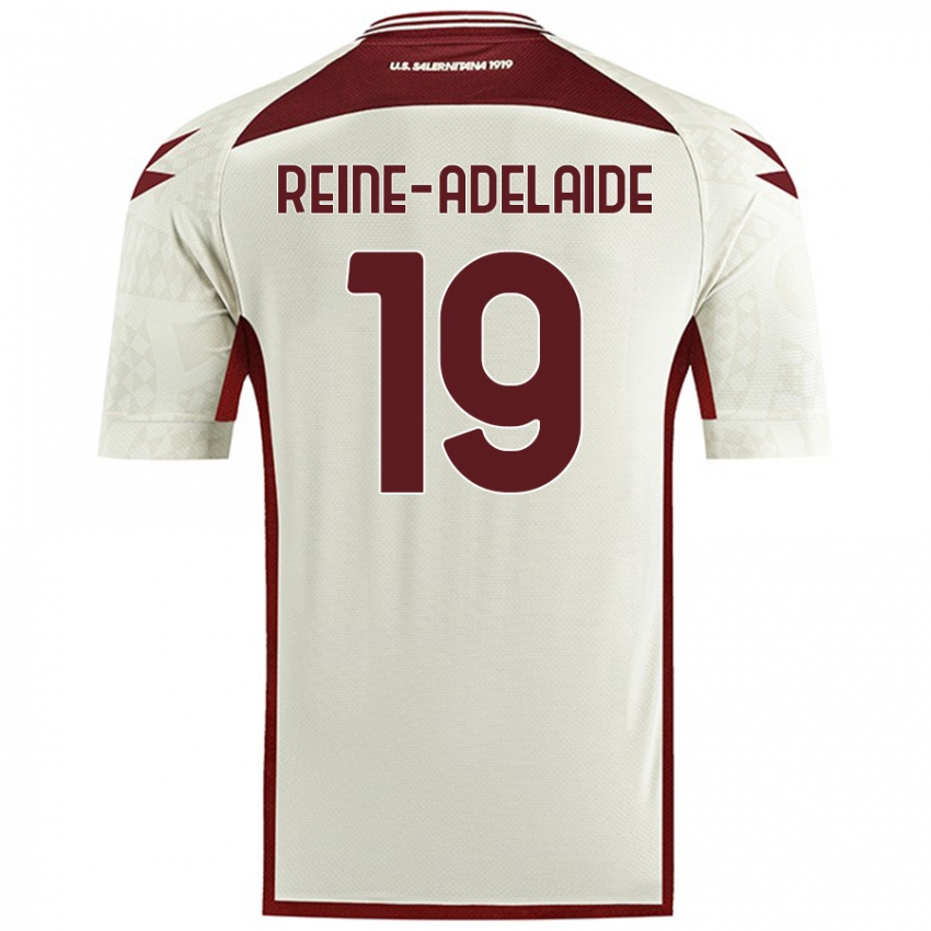 Criança Camisola Jeff Reine-Adelaide #19 Cor Do Creme Alternativa 2024/25 Camisa Brasil