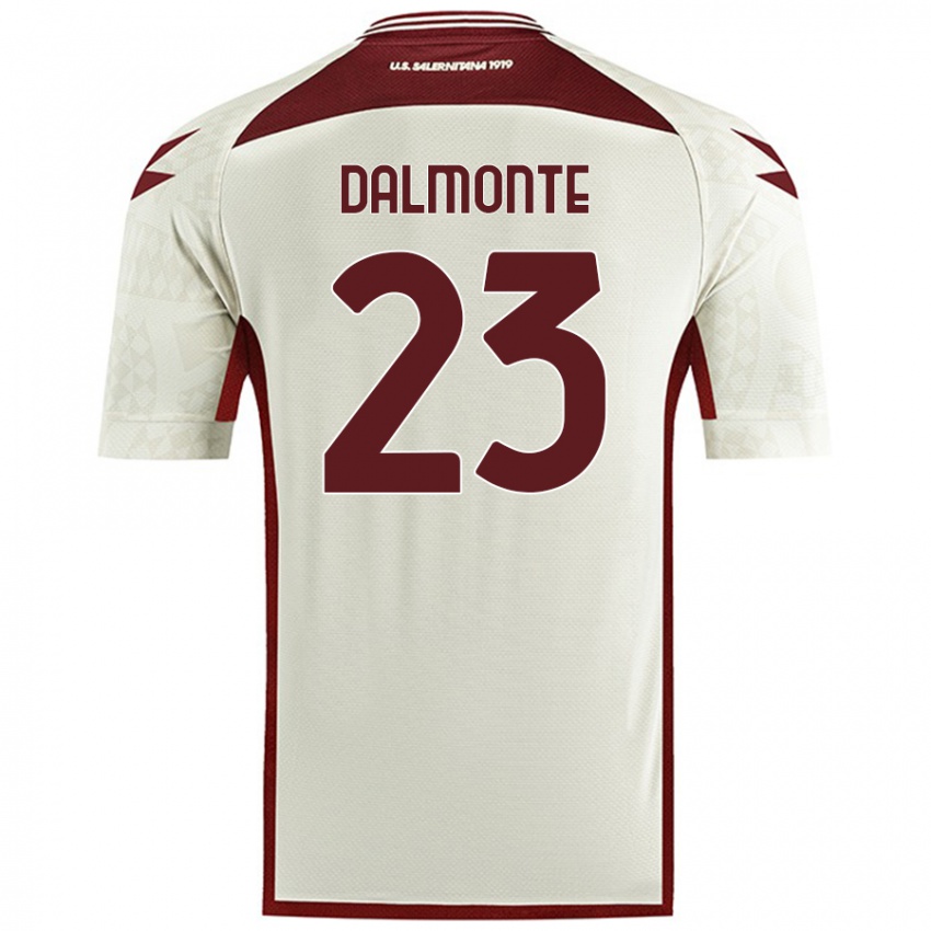 Criança Camisola Nicola Dalmonte #23 Cor Do Creme Alternativa 2024/25 Camisa Brasil