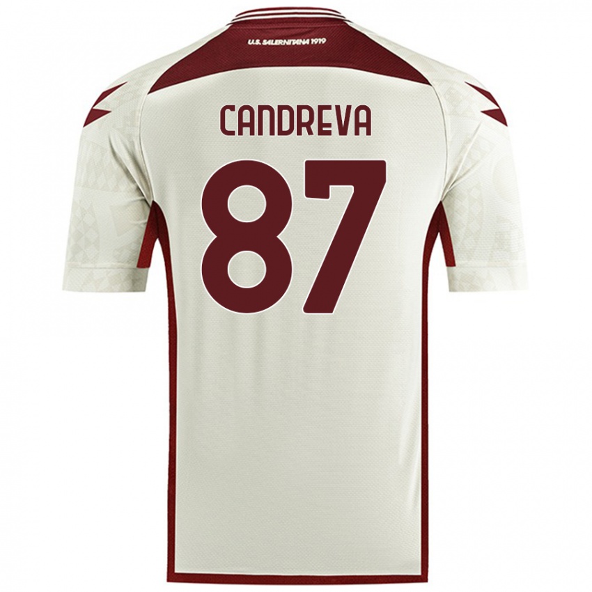 Criança Camisola Antonio Candreva #87 Cor Do Creme Alternativa 2024/25 Camisa Brasil