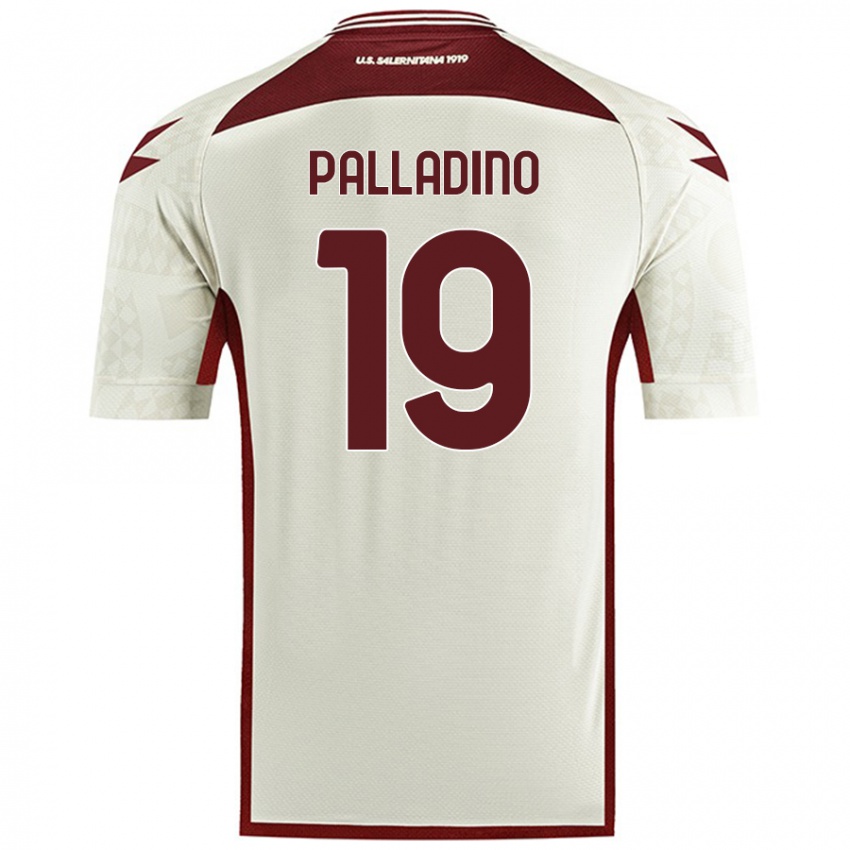 Criança Camisola Alfonso Palladino #19 Cor Do Creme Alternativa 2024/25 Camisa Brasil