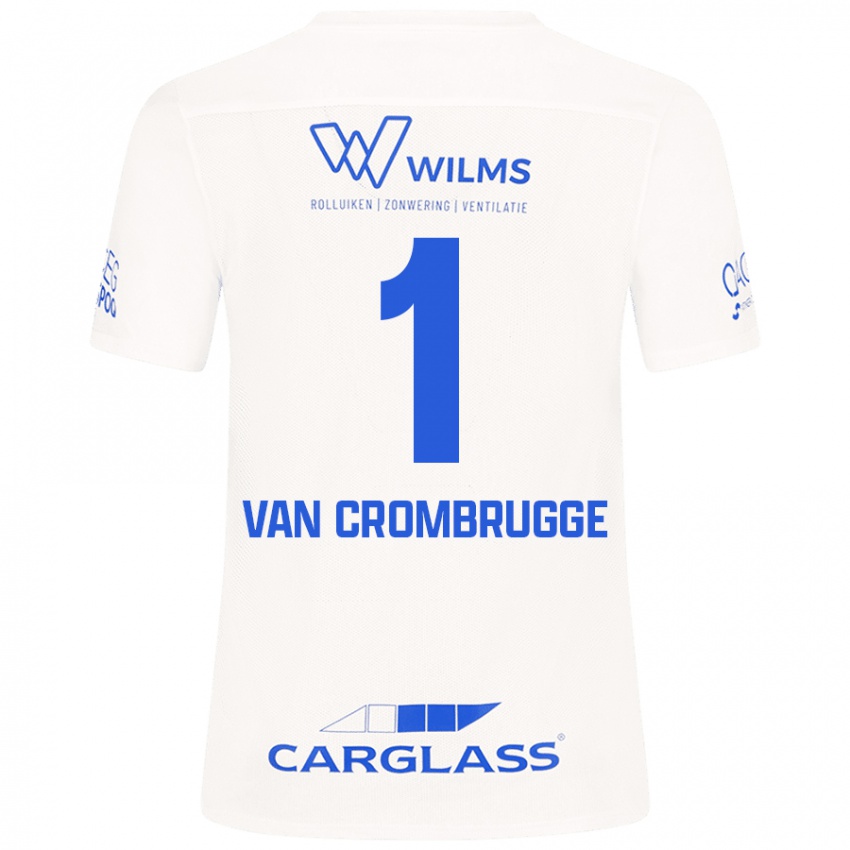 Criança Camisola Hendrik Van Crombrugge #1 Branco Alternativa 2024/25 Camisa Brasil