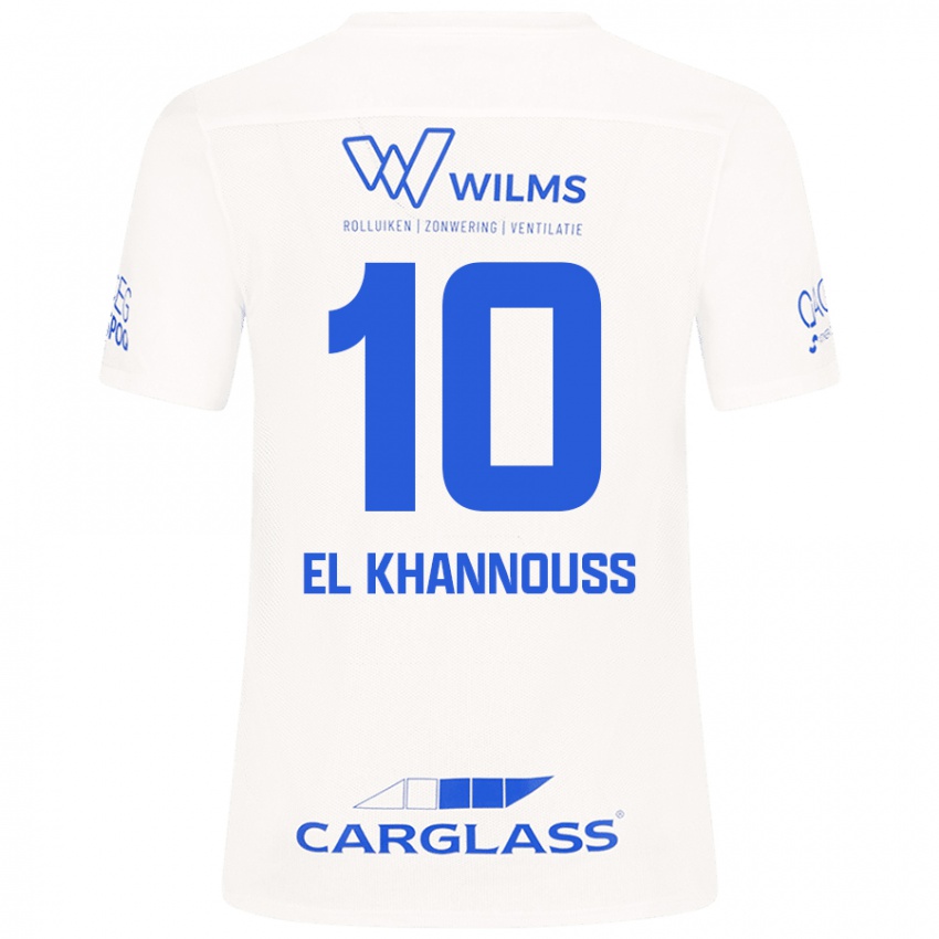 Criança Camisola Bilal El Khannouss #10 Branco Alternativa 2024/25 Camisa Brasil