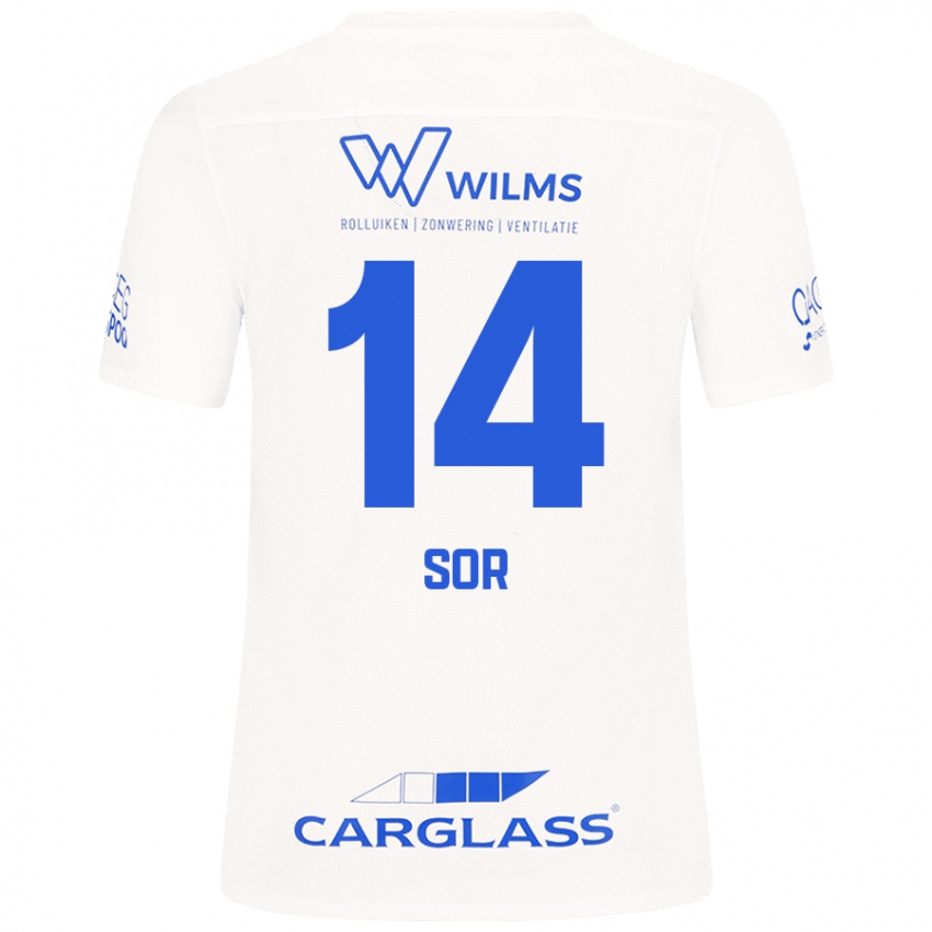 Criança Camisola Yira Sor #14 Branco Alternativa 2024/25 Camisa Brasil