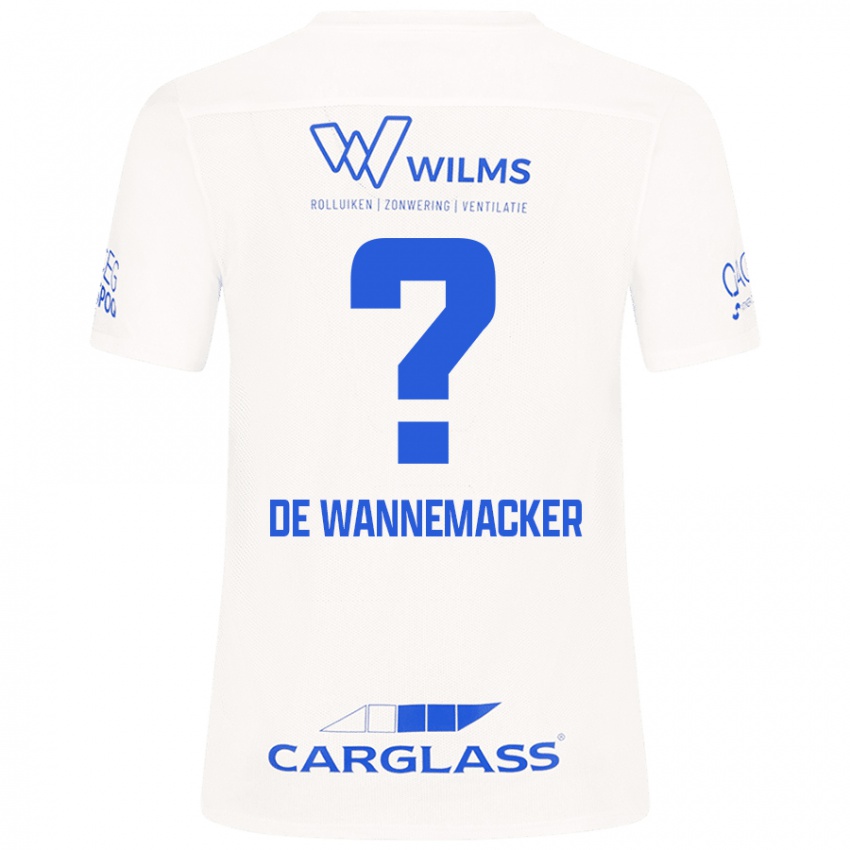 Criança Camisola August De Wannemacker #0 Branco Alternativa 2024/25 Camisa Brasil