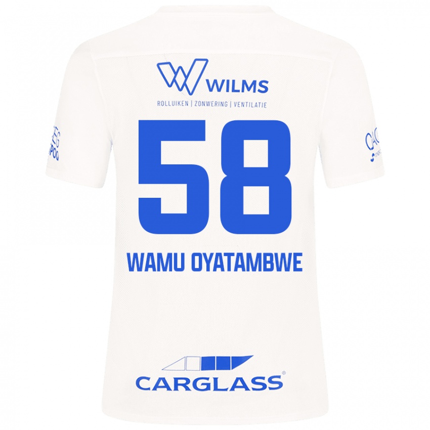 Criança Camisola Matthias Wamu Oyatambwe #58 Branco Alternativa 2024/25 Camisa Brasil