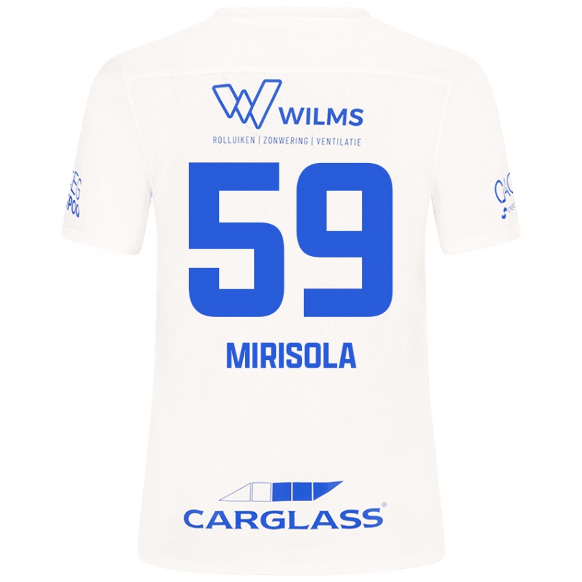 Criança Camisola Robin Mirisola #59 Branco Alternativa 2024/25 Camisa Brasil