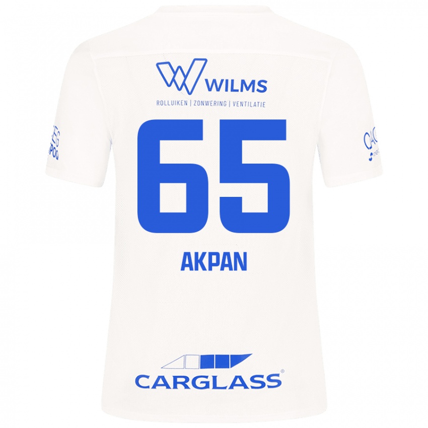 Criança Camisola Christian Akpan #65 Branco Alternativa 2024/25 Camisa Brasil