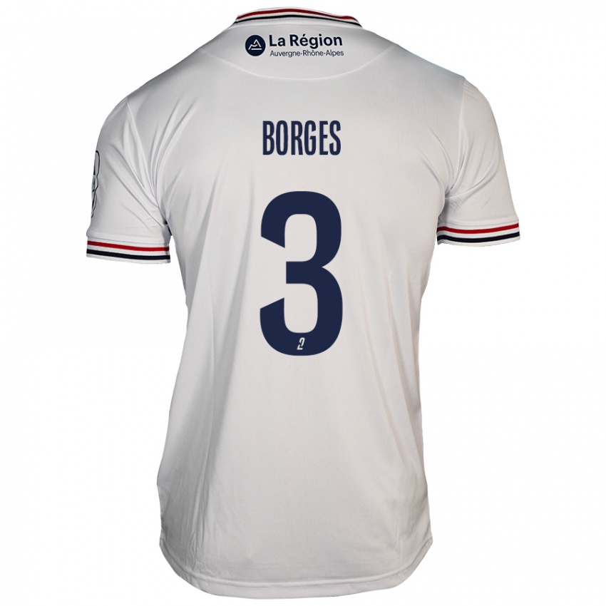 Criança Camisola Neto Borges #3 Branco Alternativa 2024/25 Camisa Brasil