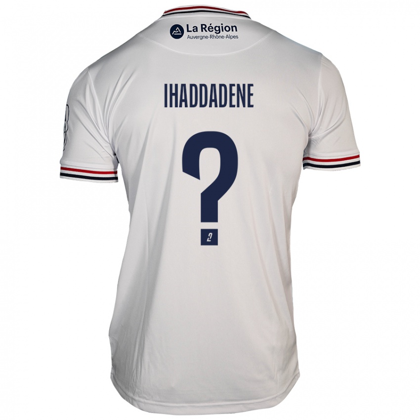 Criança Camisola Ilan Ihaddadene #0 Branco Alternativa 2024/25 Camisa Brasil