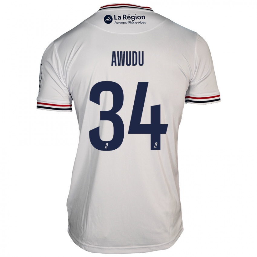 Criança Camisola Sumaila Awudu #34 Branco Alternativa 2024/25 Camisa Brasil