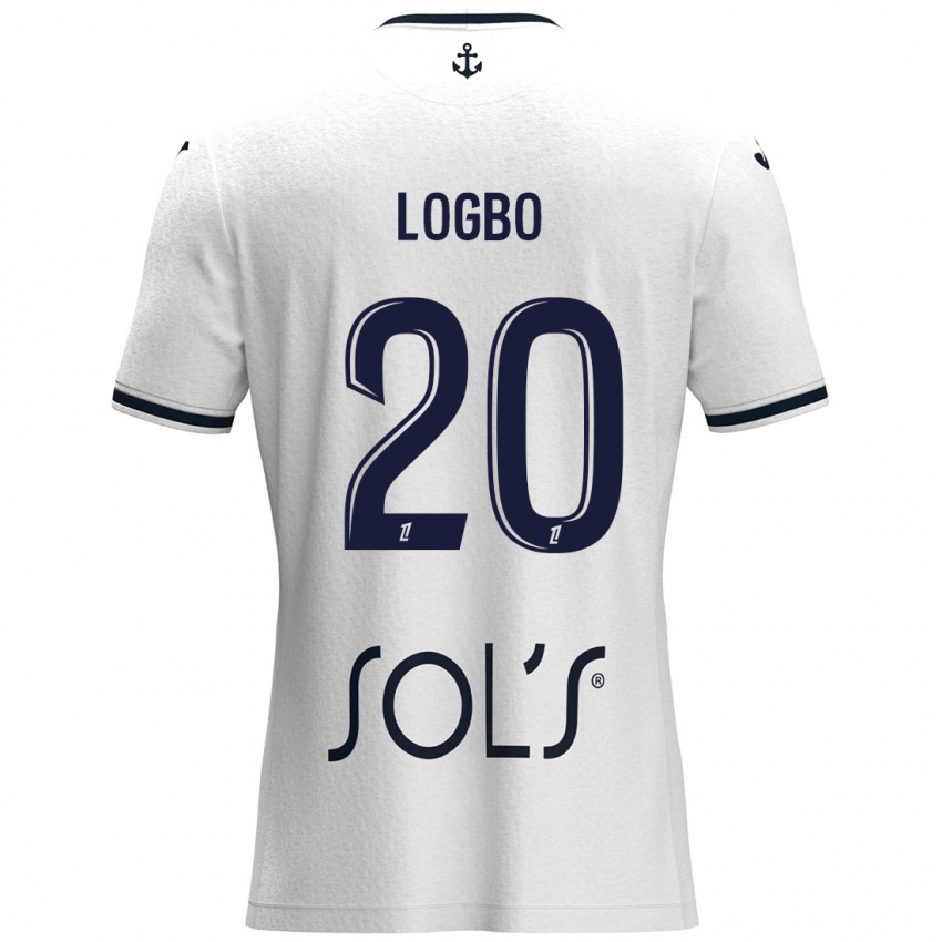 Criança Camisola Andy Logbo #20 Azul Escuro Branco Alternativa 2024/25 Camisa Brasil