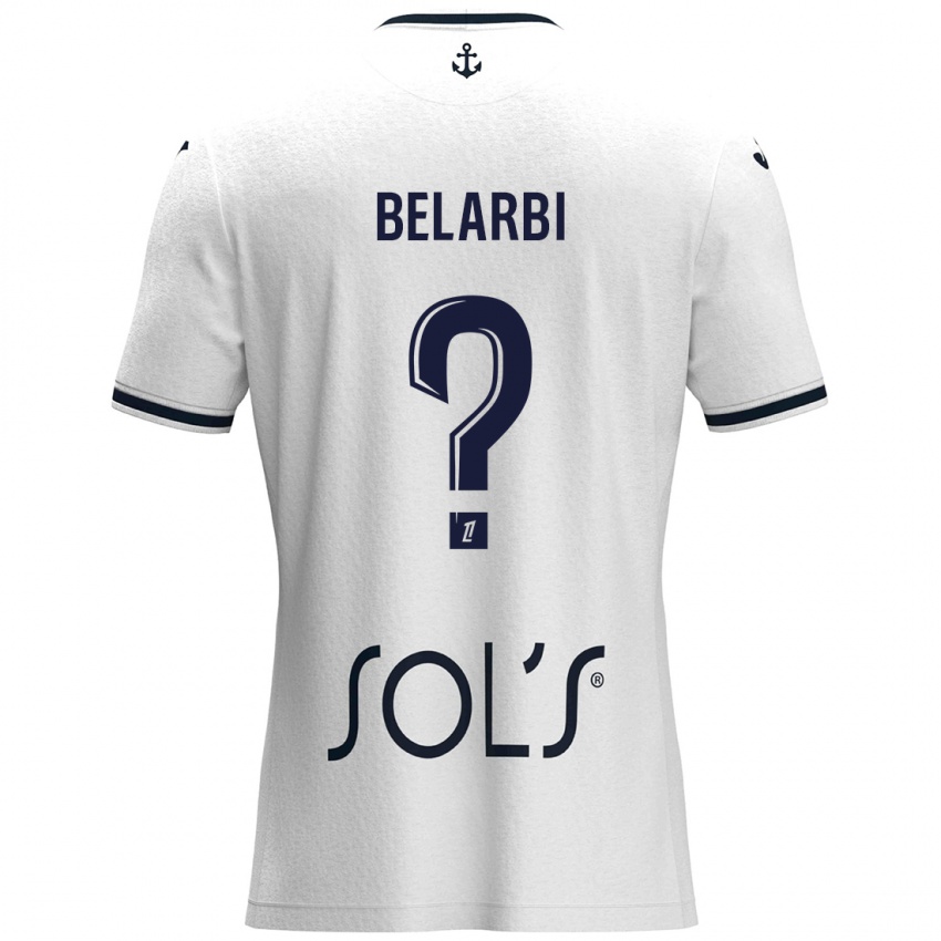 Criança Camisola Sohaib Belarbi #0 Azul Escuro Branco Alternativa 2024/25 Camisa Brasil