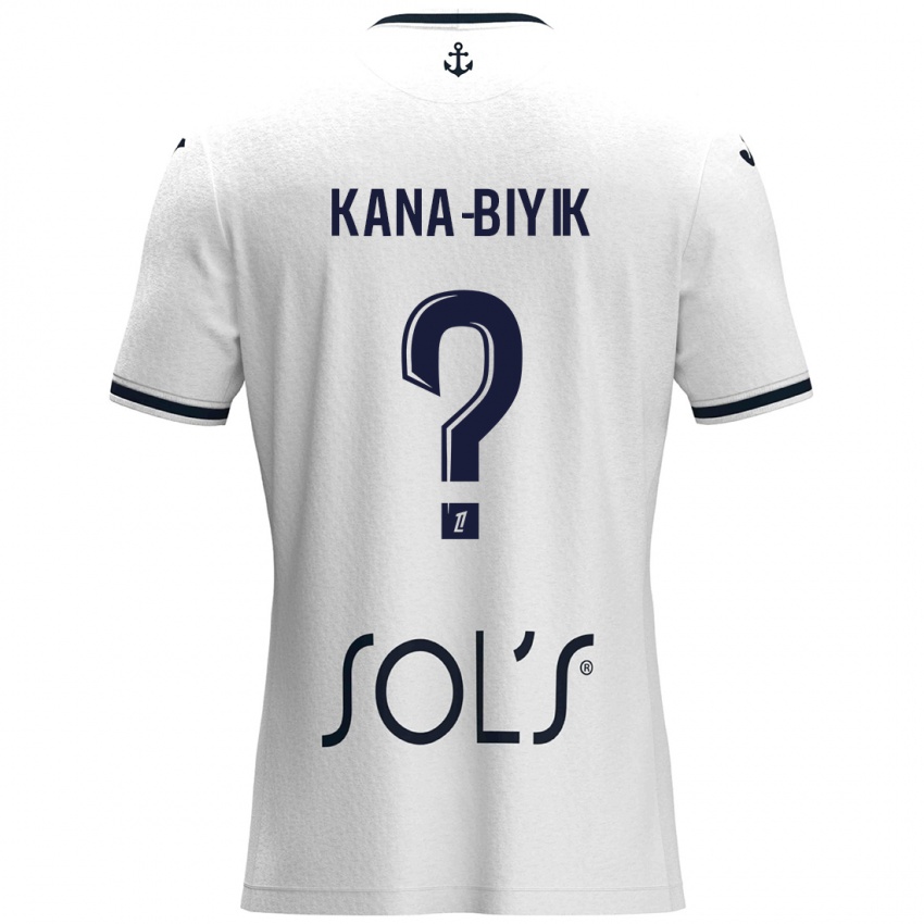 Criança Camisola Enzo Kana-Biyik #0 Azul Escuro Branco Alternativa 2024/25 Camisa Brasil