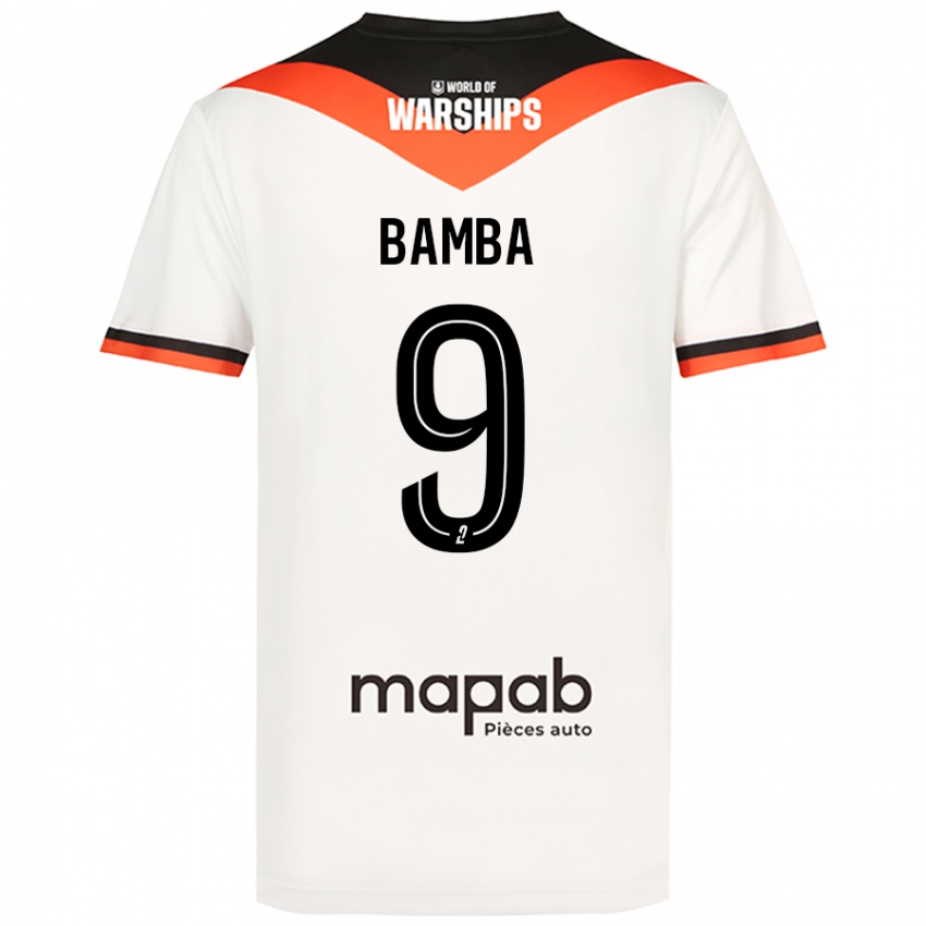 Criança Camisola Mohamed Bamba #9 Branco Alternativa 2024/25 Camisa Brasil