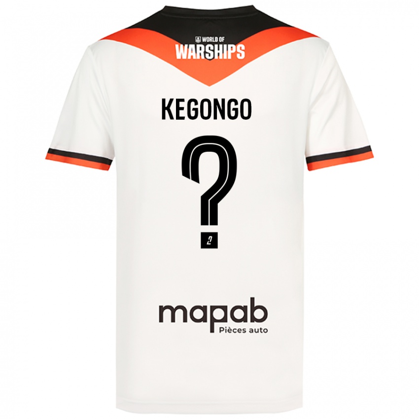 Criança Camisola Clarence Kegongo #0 Branco Alternativa 2024/25 Camisa Brasil