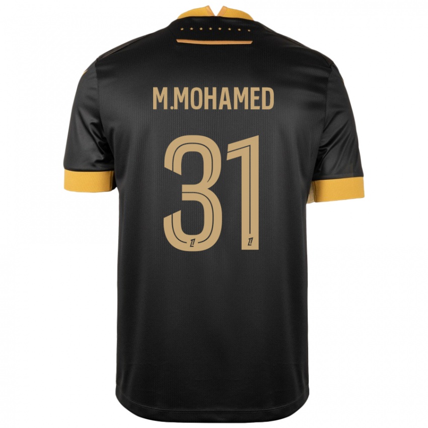 Criança Camisola Mostafa Mohamed #31 Castanho Preto Alternativa 2024/25 Camisa Brasil