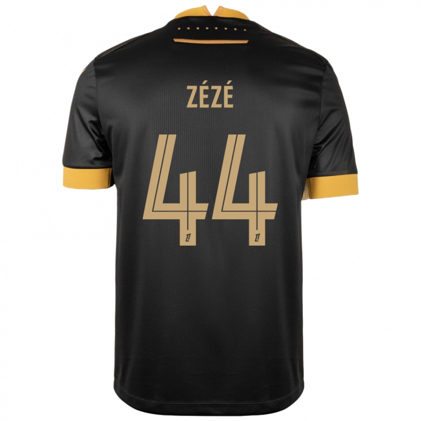 Criança Camisola Nathan Zézé #44 Castanho Preto Alternativa 2024/25 Camisa Brasil