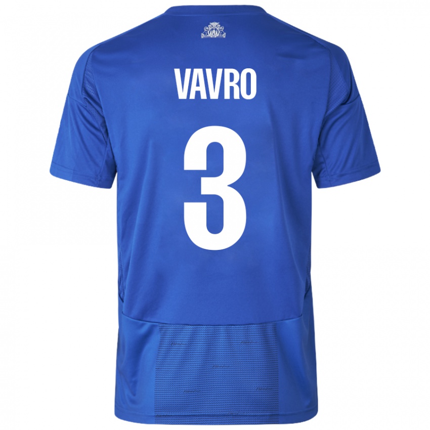 Criança Camisola Denis Vavro #3 Azul Branco Alternativa 2024/25 Camisa Brasil