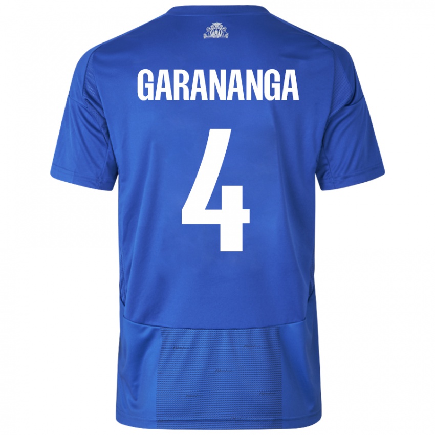 Criança Camisola Munashe Garananga #4 Azul Branco Alternativa 2024/25 Camisa Brasil