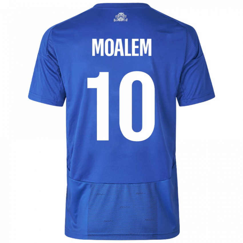 Criança Camisola Jonathan Moalem #10 Azul Branco Alternativa 2024/25 Camisa Brasil