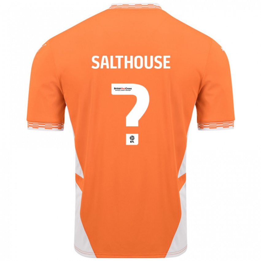 Homem Camisola Emily Salthouse #0 Branco Laranja Principal 2024/25 Camisa Brasil