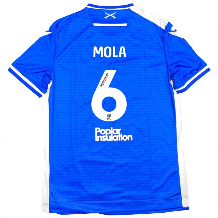 Homem Camisola Clinton Mola #6 Branco Azul Principal 2024/25 Camisa Brasil