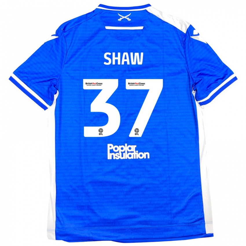 Homem Camisola Kofi Shaw #37 Branco Azul Principal 2024/25 Camisa Brasil