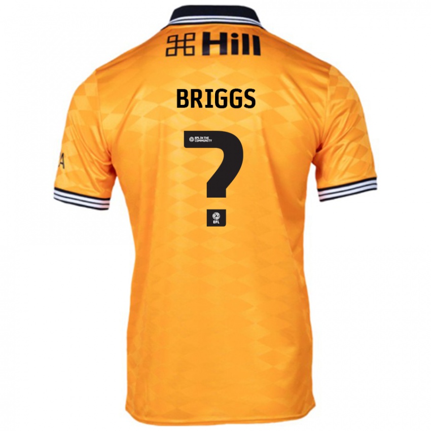 Homem Camisola Jj Briggs #0 Laranja Principal 2024/25 Camisa Brasil