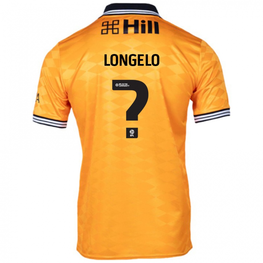 Homem Camisola Emmanuel Longelo #0 Laranja Principal 2024/25 Camisa Brasil