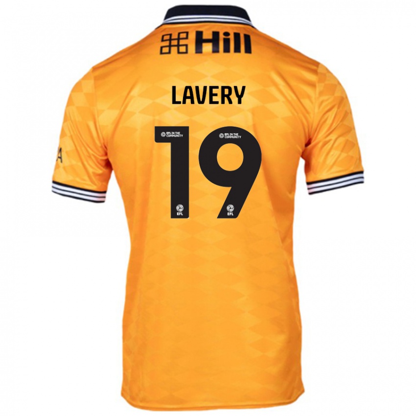 Homem Camisola Shayne Lavery #19 Laranja Principal 2024/25 Camisa Brasil