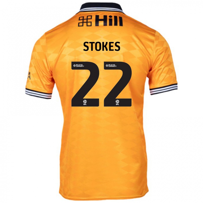 Homem Camisola Josh Stokes #22 Laranja Principal 2024/25 Camisa Brasil