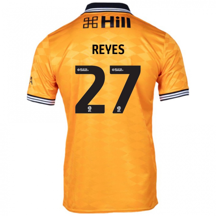 Homem Camisola Vicente Reyes #27 Laranja Principal 2024/25 Camisa Brasil