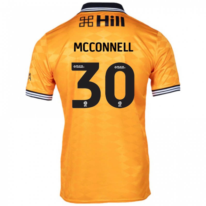 Homem Camisola Glenn Mcconnell #30 Laranja Principal 2024/25 Camisa Brasil