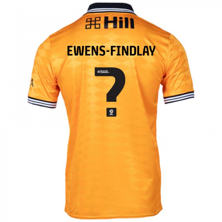 Homem Camisola Ty Ewens-Findlay #0 Laranja Principal 2024/25 Camisa Brasil