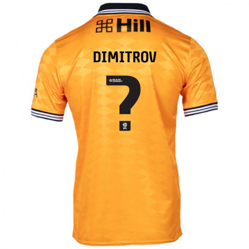 Homem Camisola Aleksandar Dimitrov #0 Laranja Principal 2024/25 Camisa Brasil