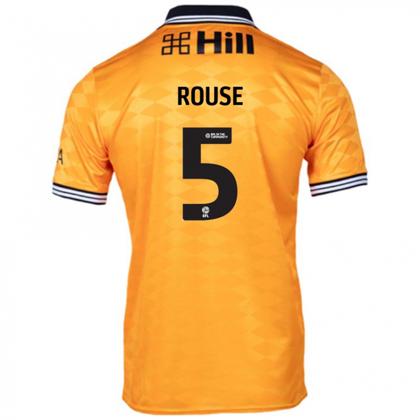 Homem Camisola Lauren Rouse #5 Laranja Principal 2024/25 Camisa Brasil