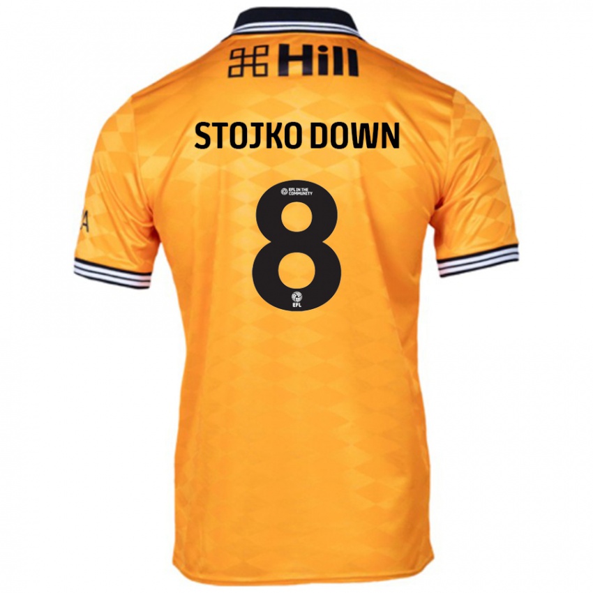 Homem Camisola Alysha Stojko-Down #8 Laranja Principal 2024/25 Camisa Brasil