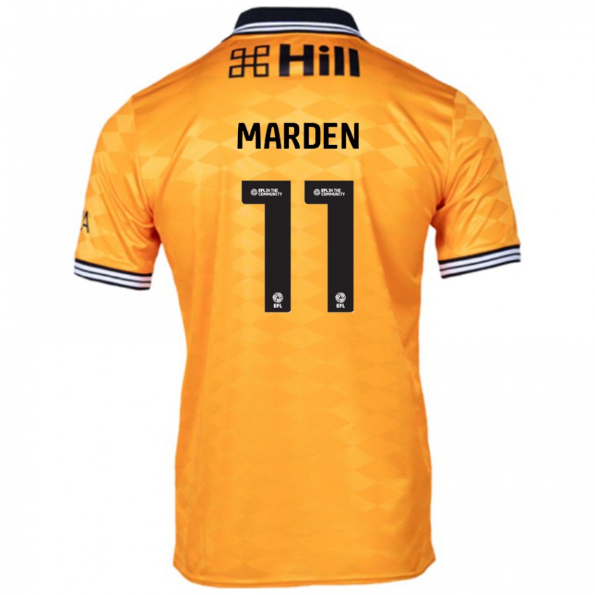 Homem Camisola Ella Marden #11 Laranja Principal 2024/25 Camisa Brasil