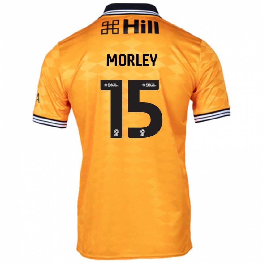 Homem Camisola Jess Morley #15 Laranja Principal 2024/25 Camisa Brasil