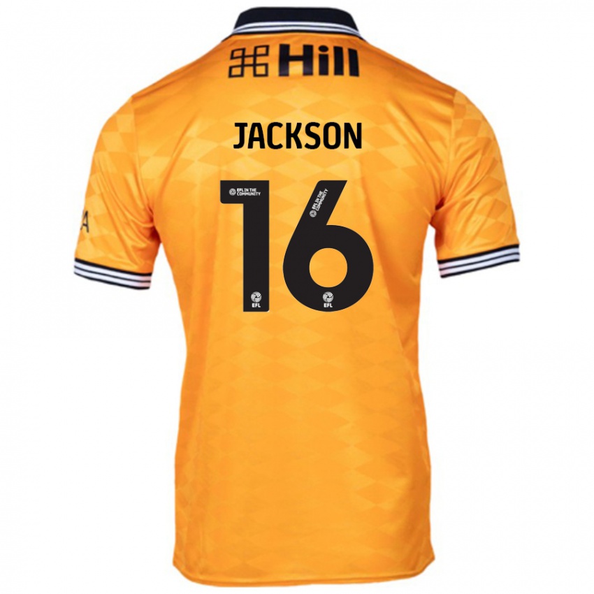 Homem Camisola Abbie Jackson #16 Laranja Principal 2024/25 Camisa Brasil