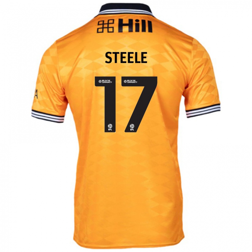 Homem Camisola Fran Steele #17 Laranja Principal 2024/25 Camisa Brasil