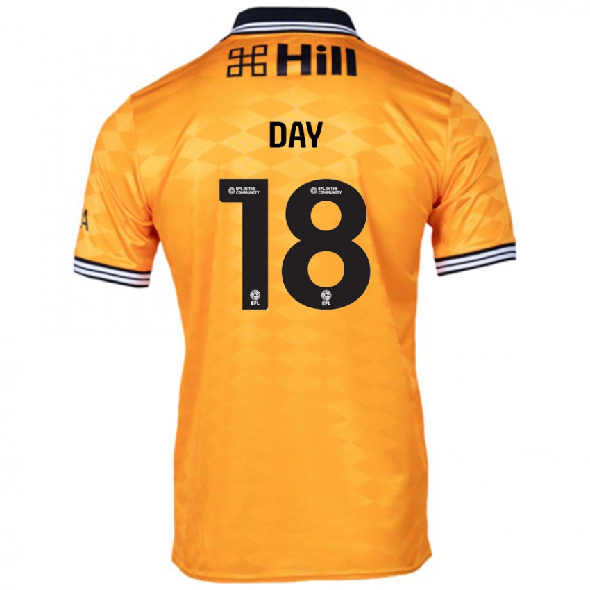 Homem Camisola Niamh Day #18 Laranja Principal 2024/25 Camisa Brasil